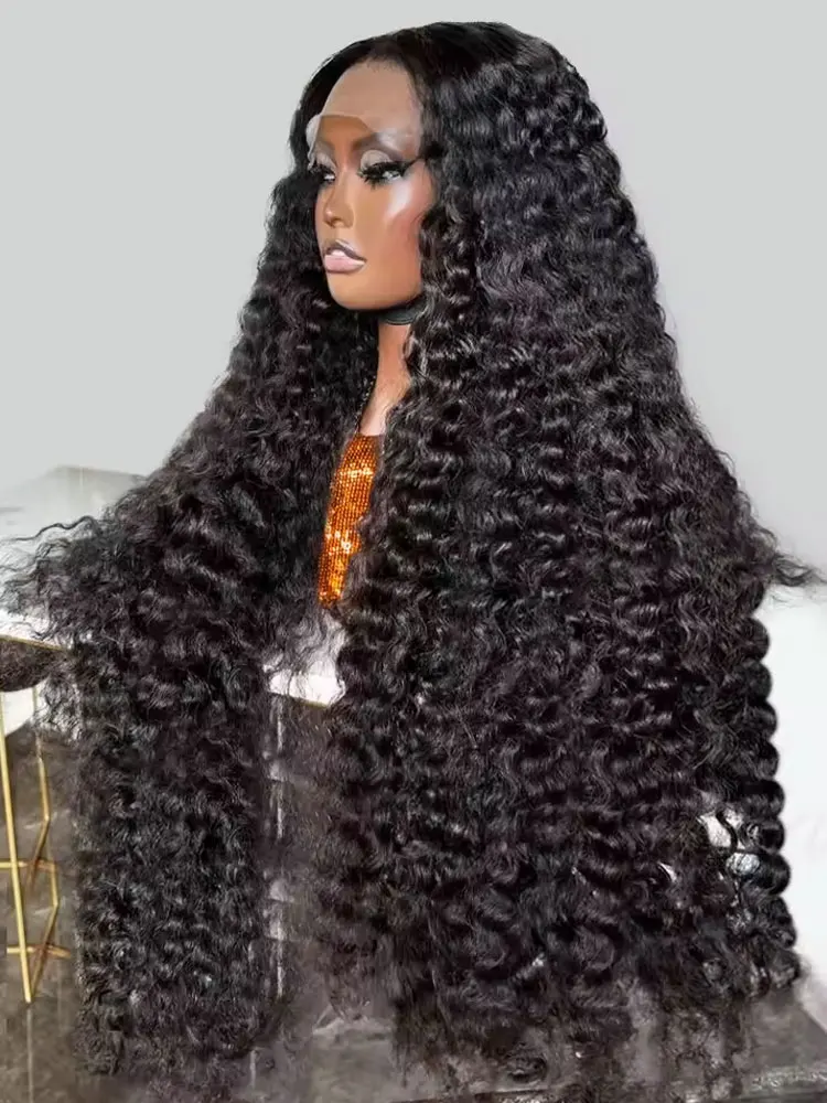 

250% Density Deep Wave 13x6Hd Glueless Lace Front Human Hair Wig 5x5 Glueless Deep Wave Human Hair Wig PrePlucked For Woman