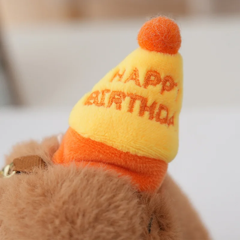 Pluszowa kapibara, mini zawieszka, urocza zabawka, breloczek, zawieszka do plecaka lub torby.