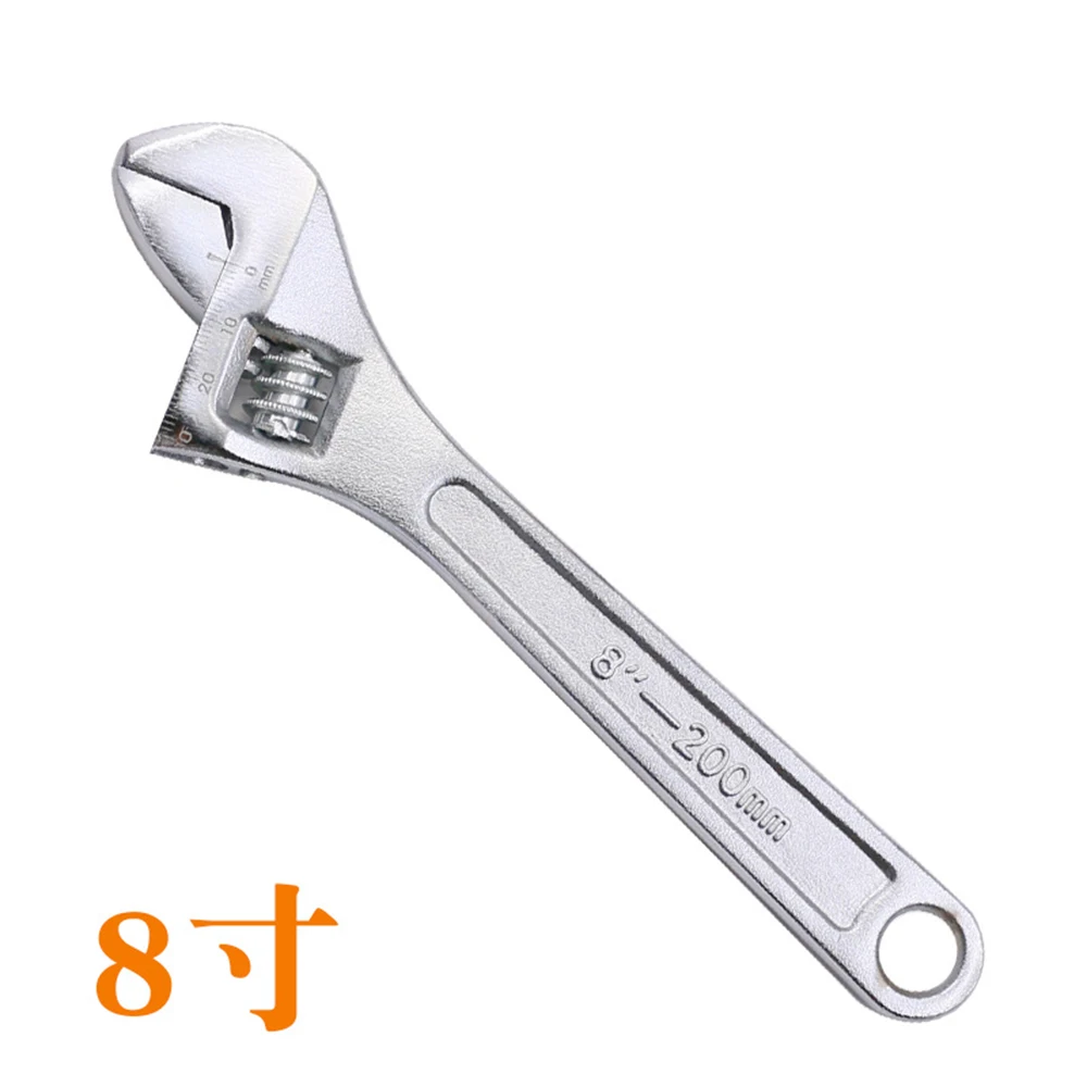 Universal Wrench Adjustable Wrench Repair Tool Wrench Wrench 2.5 4 6 8 10 12 15 Inch