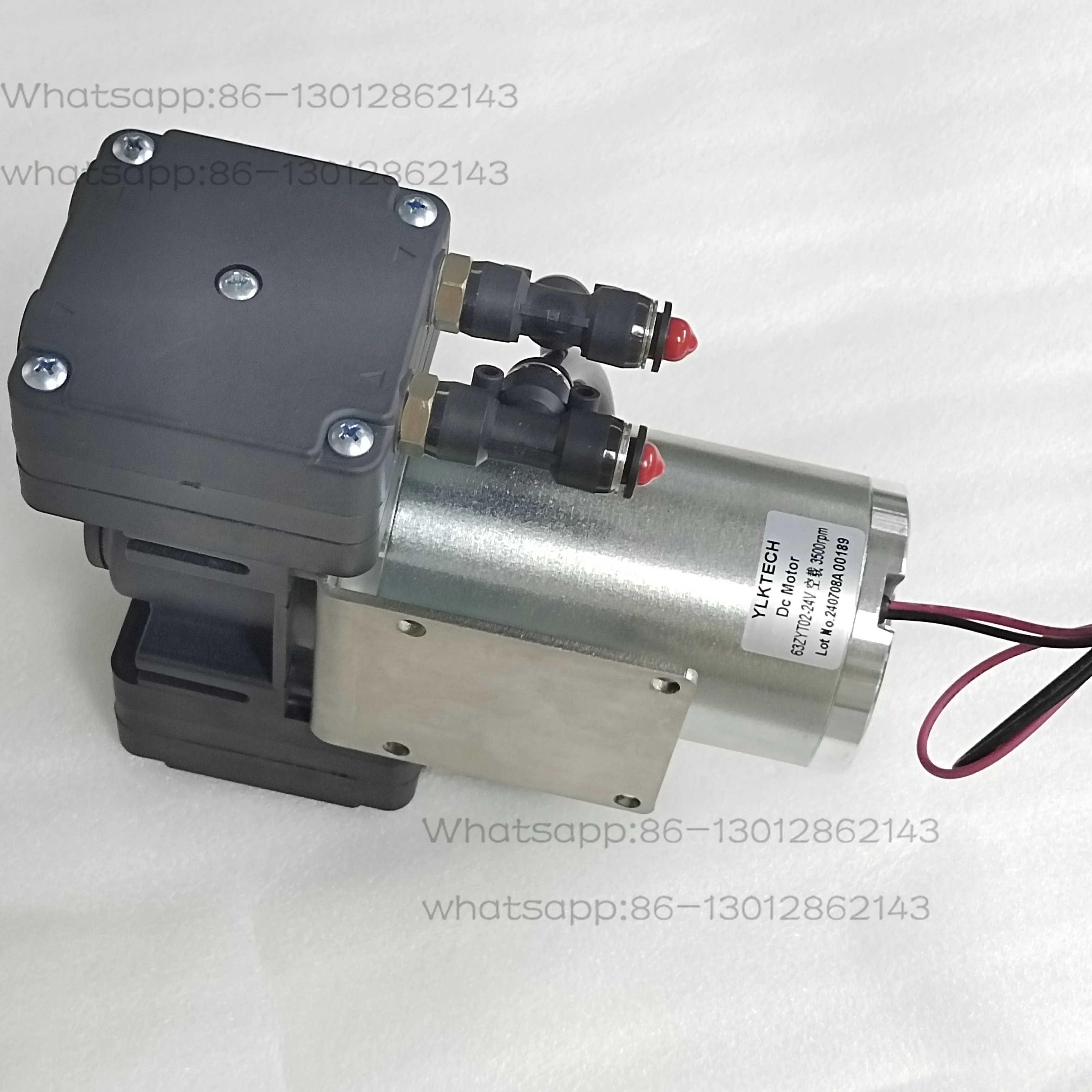Low pressure diaphragm air pump for pharmaceutical industry testing instrument analysis and environmental monitoring