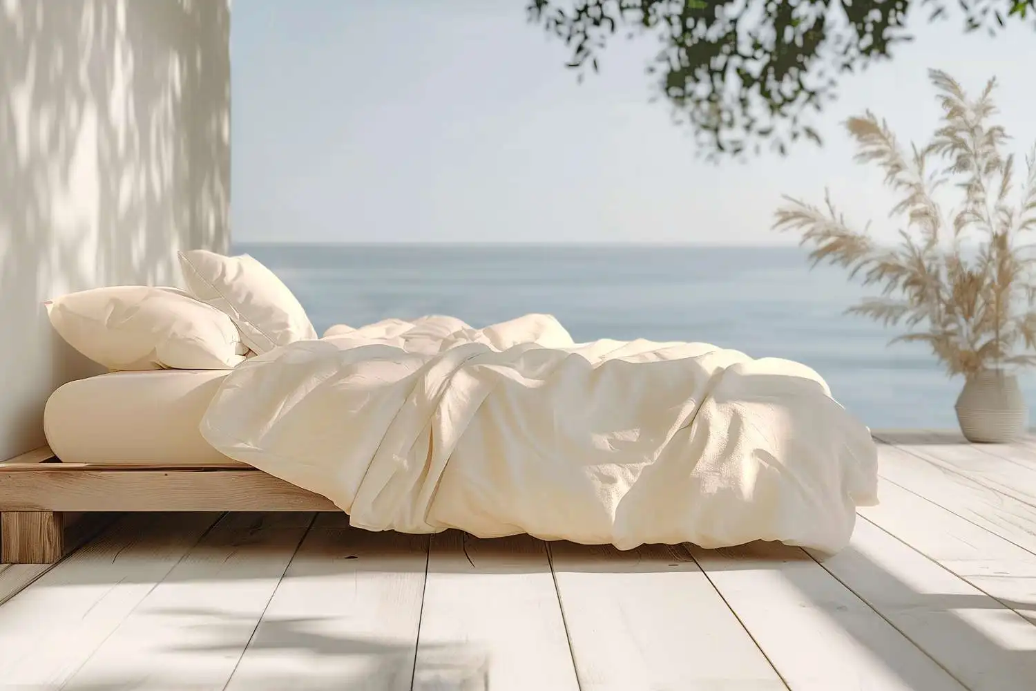 

Ultra-Soft Oatmeal Bed Linen for a Cloud-Like Sleep Size Twin Color Classic Ivory