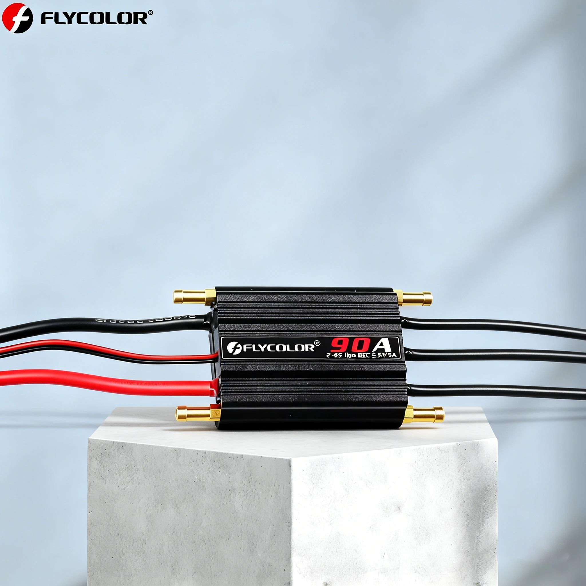 Flycolor 50A-150A 2-6S Waterproof Brushless ESC Speed Controller 5.5V/5A BEC Programme Card for RC Boat Marine High-Power Toys