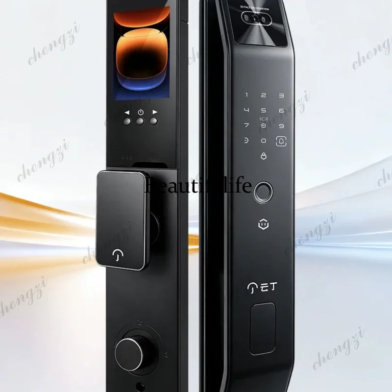 Smart home palm vein 3D facial recognition visual anti-theft password monitoring fingerprint lock