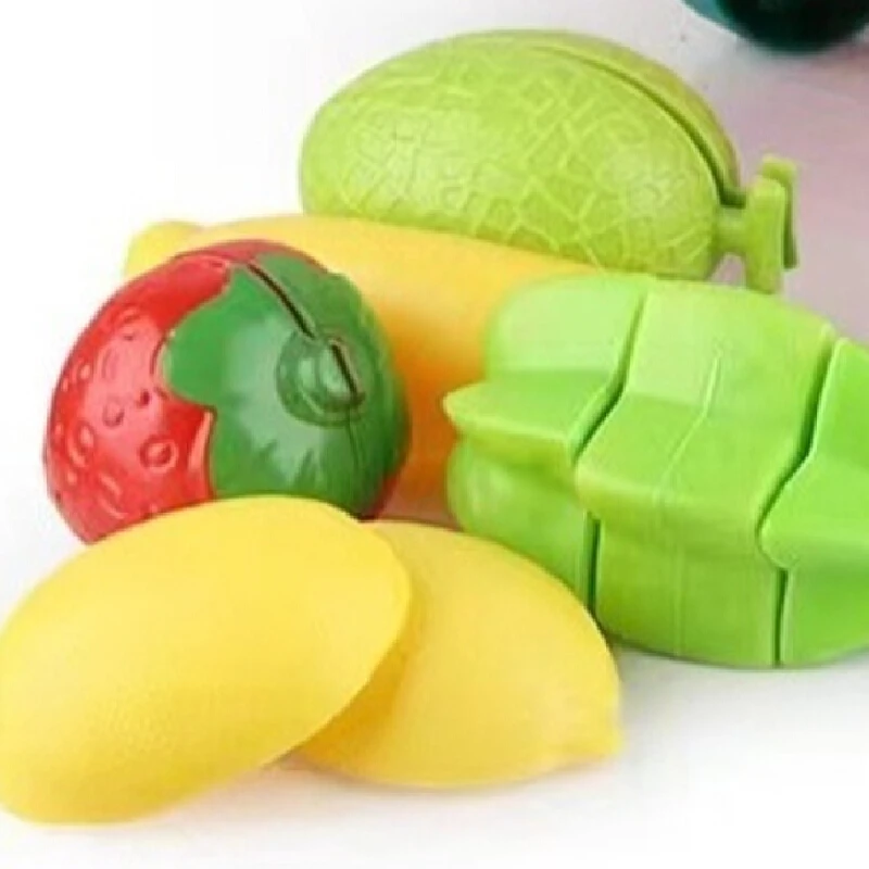 Ensemble de coupe de fruits de cuisine pour enfants, jouets de jeu pour enfants, légumes, bébés, garçons, filles, heureux ensemble