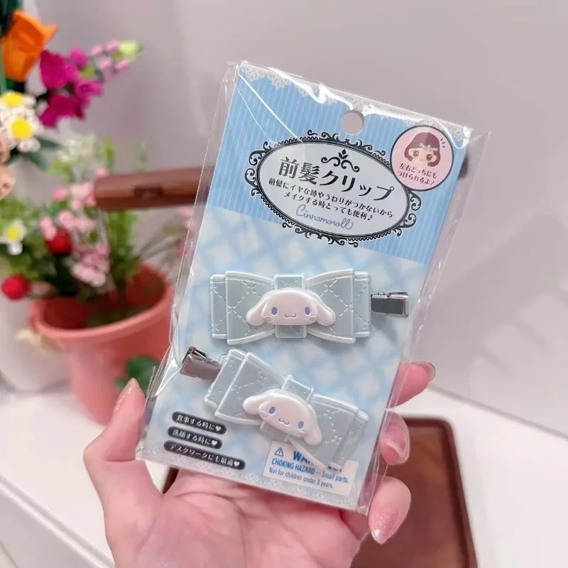 Kawaii My Melody Hairpin Anime Kuromi Cinnamoroll Cartoon Hair Clips Kids Headwear Ornaments Women Hair Accessories Gift view 6