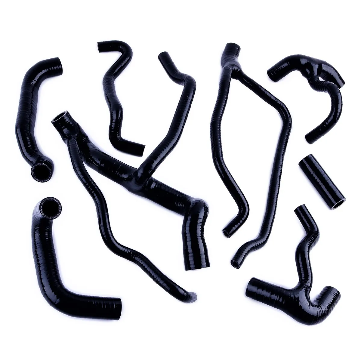 

8PCS 3PLY For 2009-2015 Ducati Streetfighter S 848 1098 Car Silicone Radiator Water Coolant Hose Pipe Tubes Kit