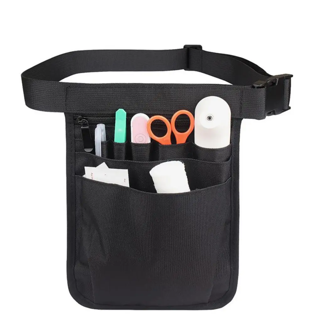 Imagem -05 - Sólida Cintura Bolsa para a Equipe Médica Universal Multi Bolsa Suprimentos Médicos Bolso de Armazenamento Enfermeira Trabalho Bolso B2g2 Cor