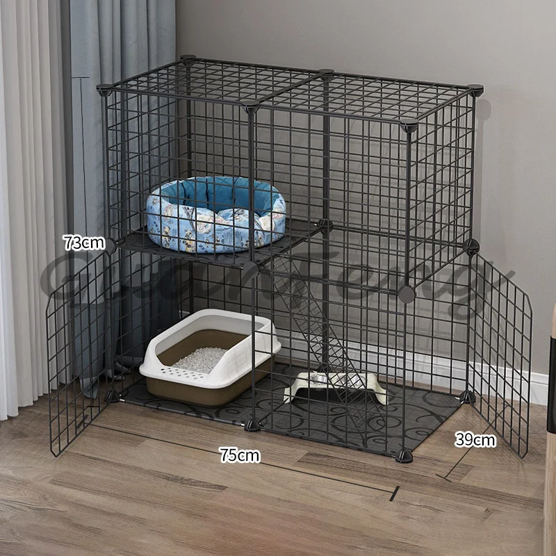 Multi-Storey  Cat Cage House, New Indoor Pet Cat Enclosure for Household and Veterinary Clinic