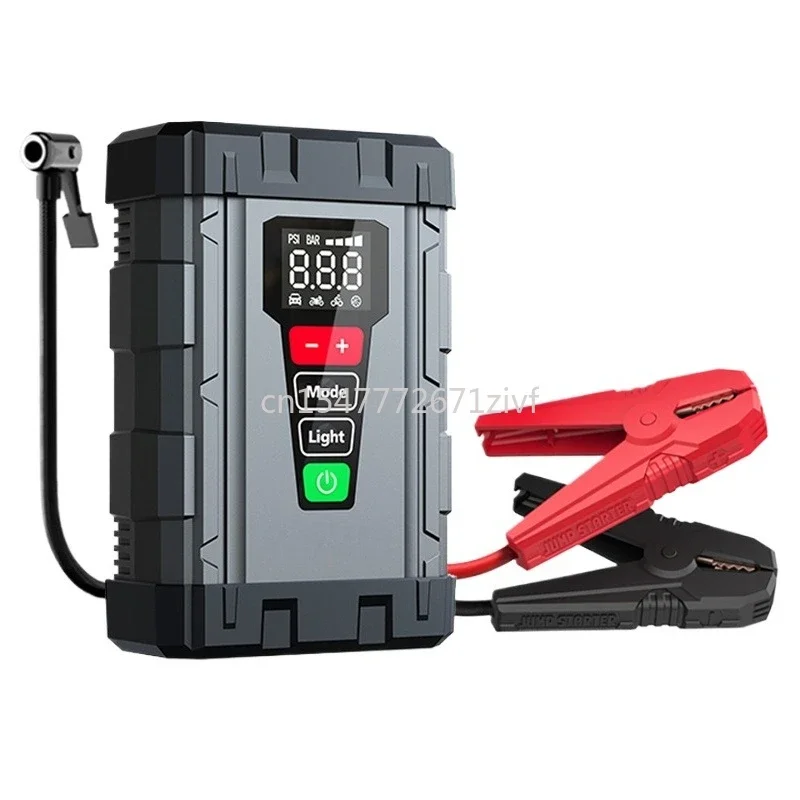 Car Emergency Start Power Supply 12V Multi-functional Air Pump Ignition Inflator Battery Strong Start Electric Treasure