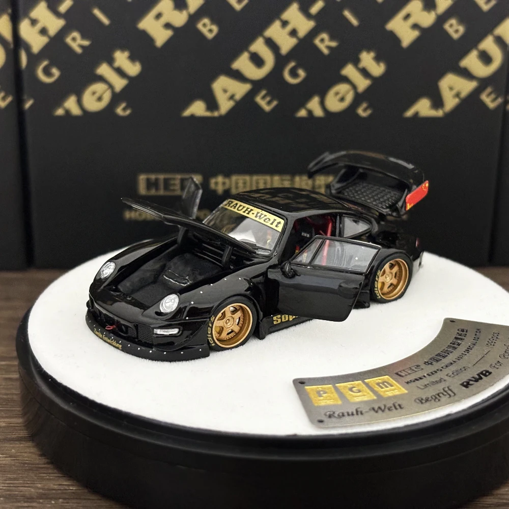 

PGM 1/64 RWB993 Sopranos Black Diecast Birthday Gifts Hobby Display Simulation Collection