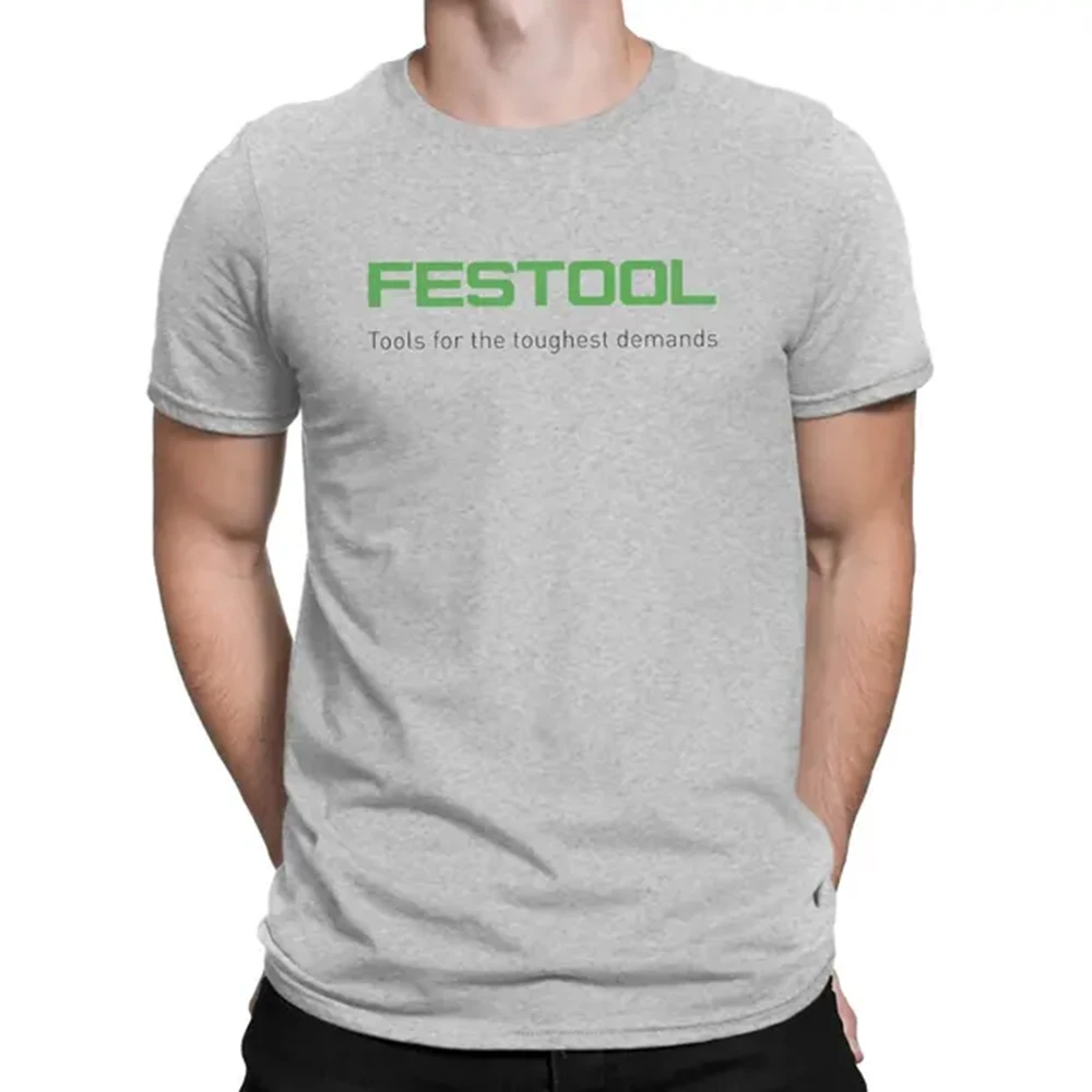 Festool Newest TShirt for Men Festool Round Collar Basic T Shirt Distinctive Birthday Gifts OutdoorWear 72478