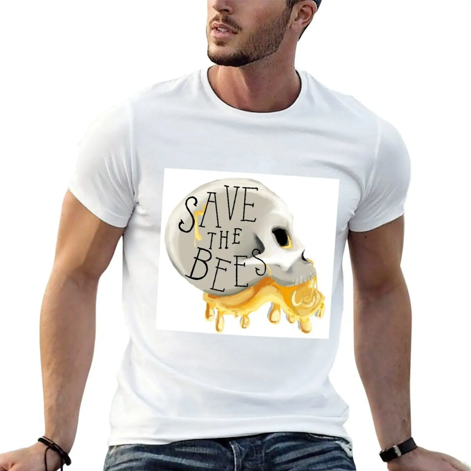 

Save the Bees T-Shirt cotton t shirts high quality man t shirts for men T-Shirt