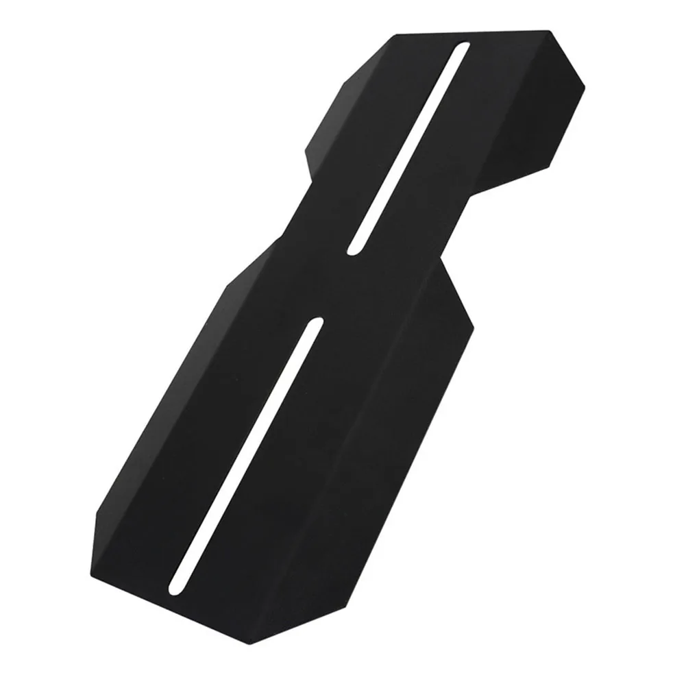 

Sturdy Iron Bicycle Mudguard Electric Bike Mudguard Black Middle Mudguard Iron Construction Smoother Safer Edges