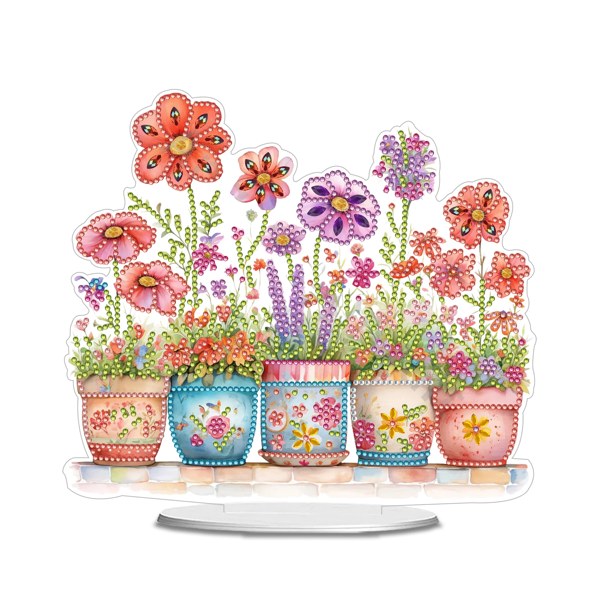 Resin Art Flower - Dekoracja stołu z płaskimi wzorami zwierząt