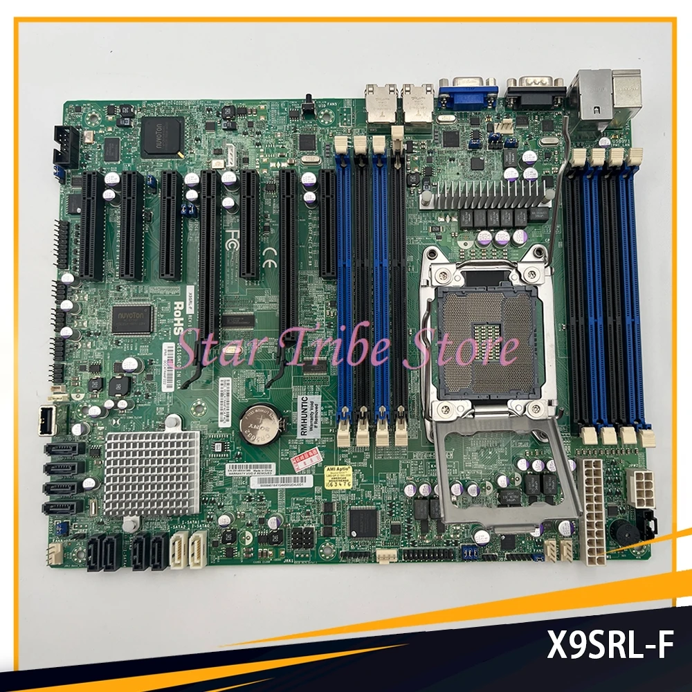 

X9SRL-F LGA2011 E5-2600/1600 Семейка V1/V2 ECC DDR3 PCI-E 3.0 Двухпортовая материнская плата GbE LAN SATA3 IPMI 2.0