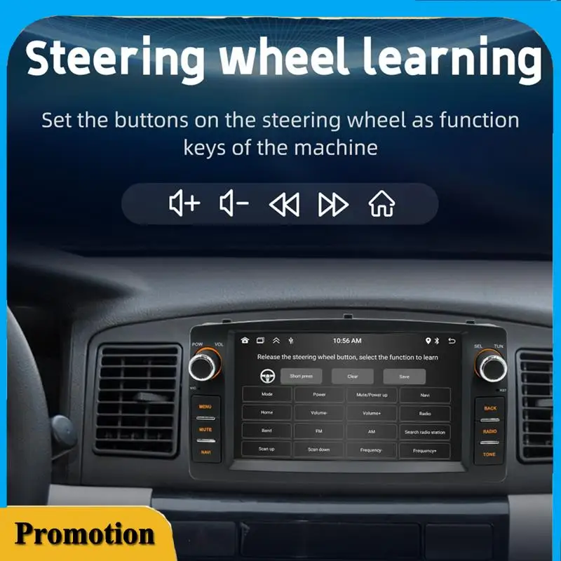 

Portable 7 Inch 2 Din Android Car Radio Multimedia Player Android Auto Carplay For Toyota Corolla E120 2003-2006 BYD F3 2005-201