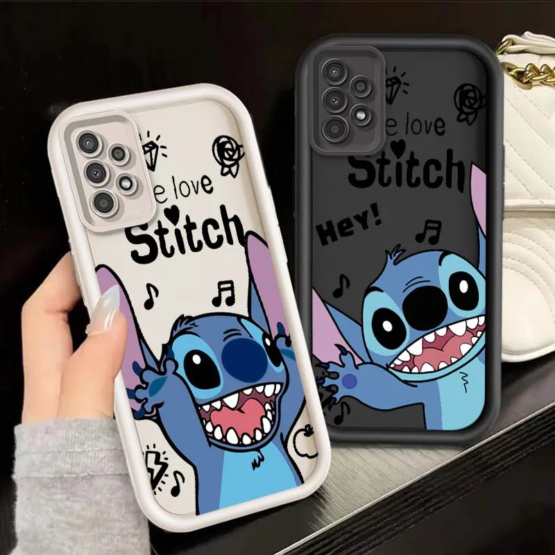 

Disney Stitch Cartoon For Samsung A71 A52 A51 A34 A33 A22 A16 A15 A13 A04 A06 Note 20 Ultra 5G Eye Ladder