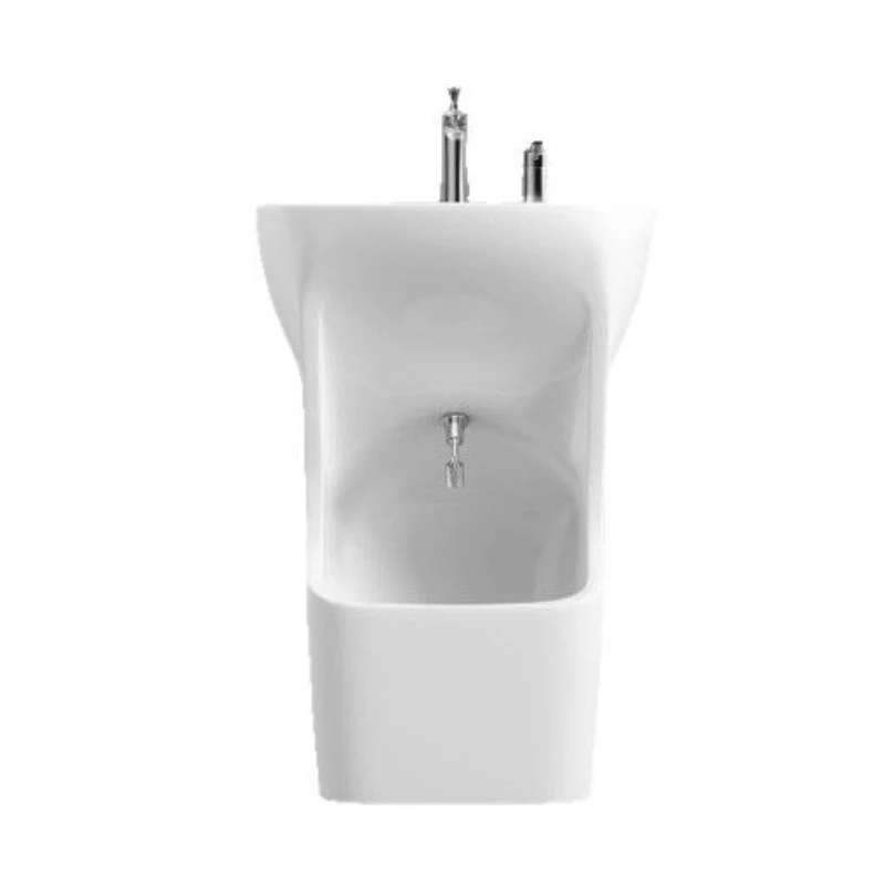 

Foot wash basin Ceramic complete wash basin Bathroom basin with faucet