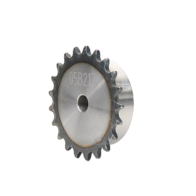 

1pc 05B 21 Teeth Sprocket Wheel Chain Gear Industrial 45# Steel Suitable For 05B Roller Chain