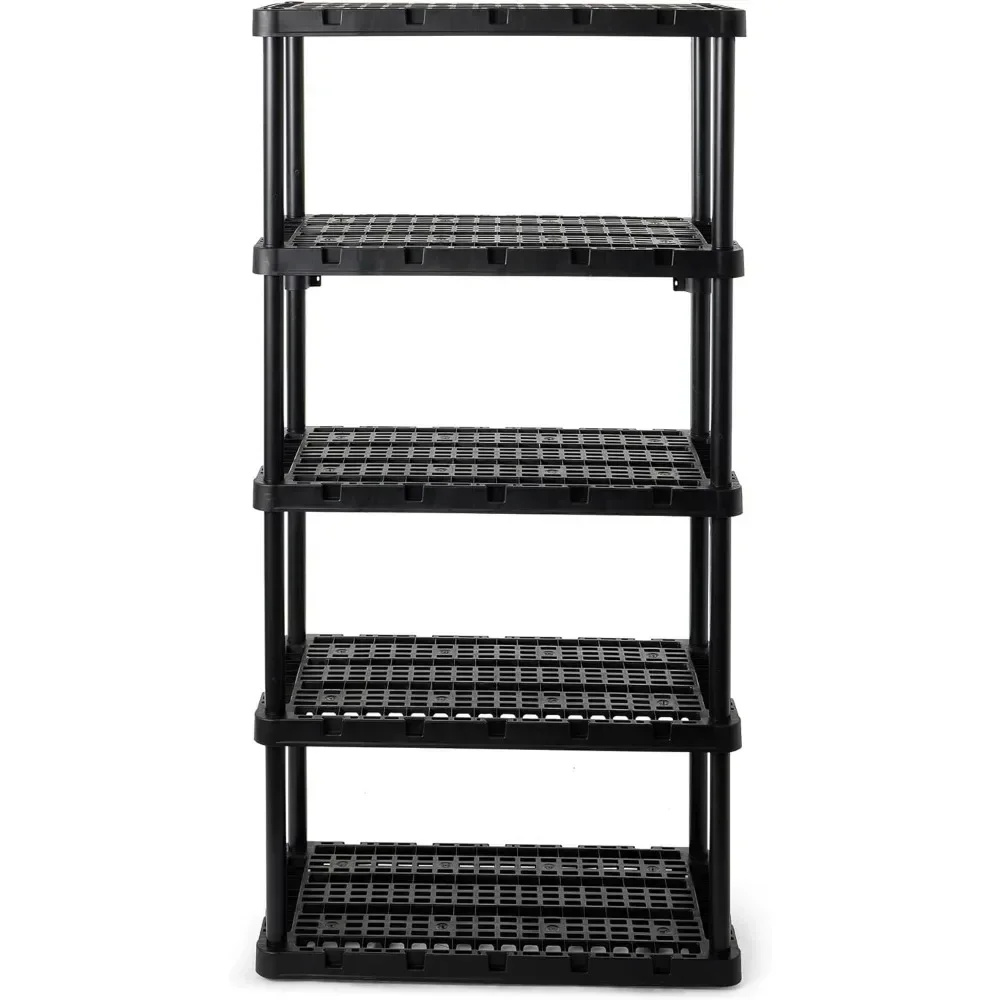 

5 Shelf Knect-A-Shelf Ventilated Heavy Duty Storage Unit 18 x 36 x 72 Organizer System for Home，Garage