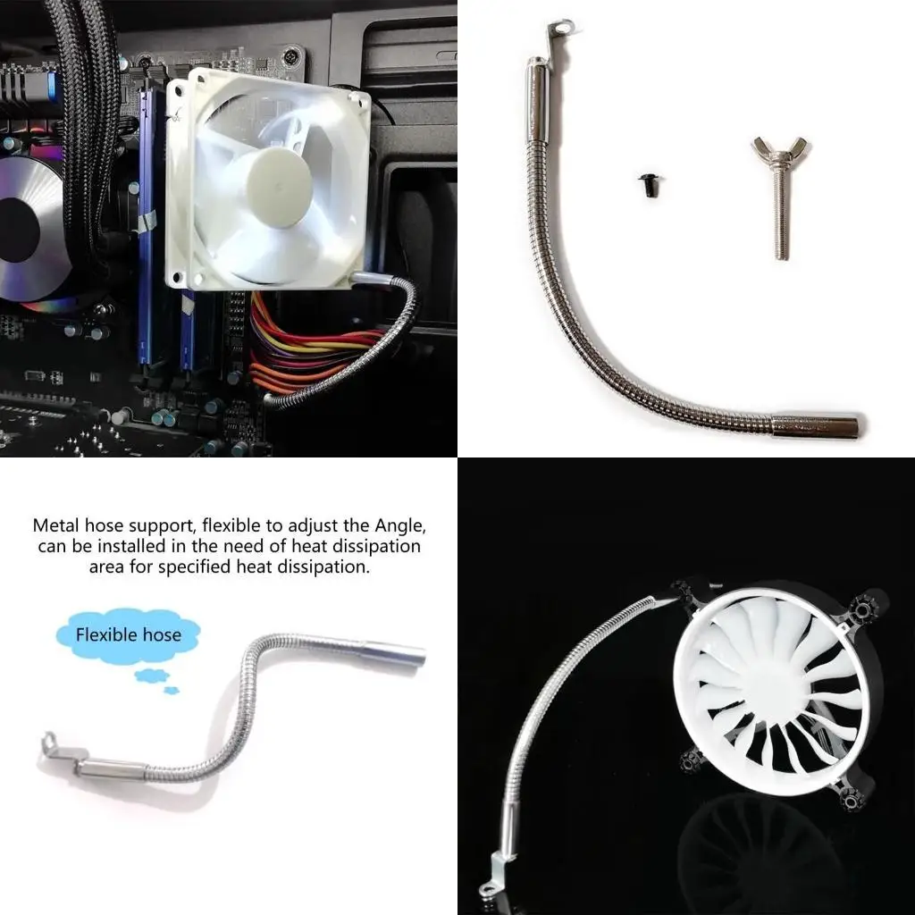 

31BA Adjustable Fan Mount Flexible Cooling Support for Gaming Rigs and Home Offices