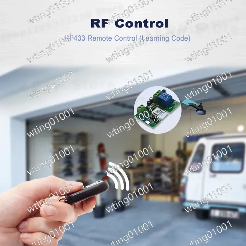 for Tuya Smart Life APP Remote Control Switch Single Channel 7-32V Jog Module Upgraded Graffiti Design Home Automation