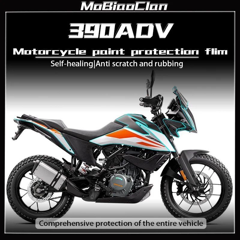 

For KTM 390ADV 390 invisible car transparent protective film TPU invisible car cover full car sticker modification accessories