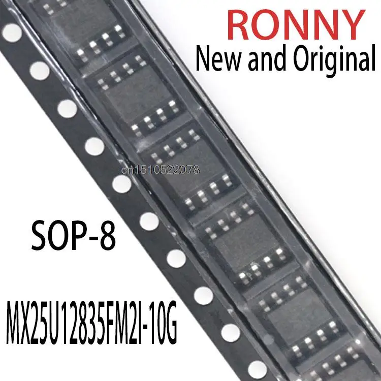 2PCS  New and Original   25U12835FM2I-10G 25U12835F M2I-10G sop-8 MX25U12835FM2I-10G