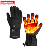 Autumn Winter New Electric Heating Gloves Snow Skiing Warm And Waterproof Heating Gloves With Battery Box Touch Screen Gloves