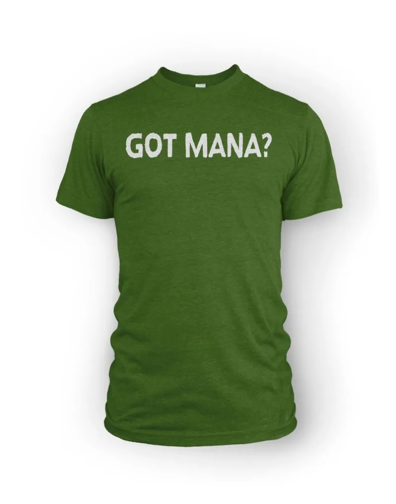 00013078 # A-Got Mana? Camisa Mágica |   Camisa para fãs do jogo de cartas Magic The Gathering |   Paródia |   Armor Classe 10 Presentes unissex feitos à mão para G