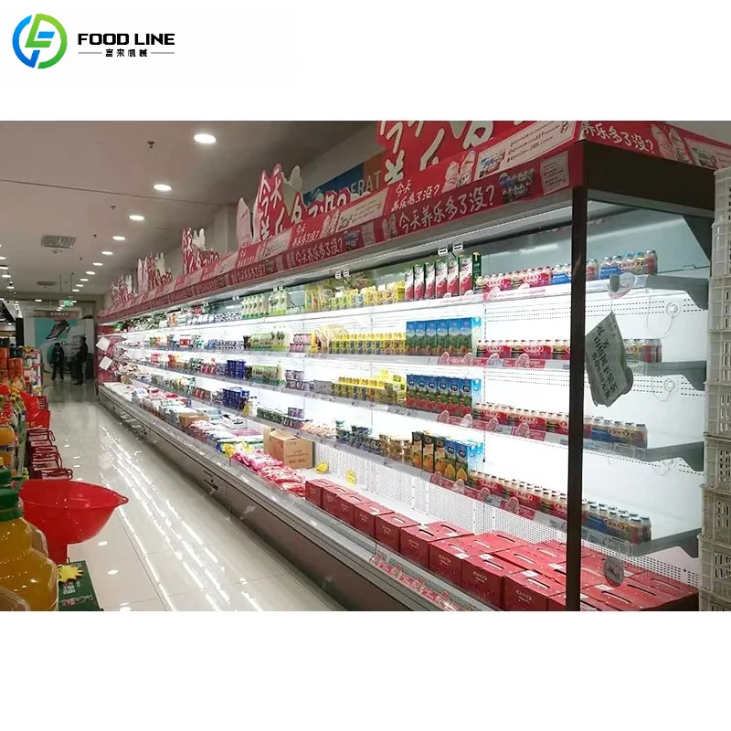 Customized Refrigeration Display Cabinet Beverage Drink Fridge Glass Door Refrigerator for Restaurant Cafe