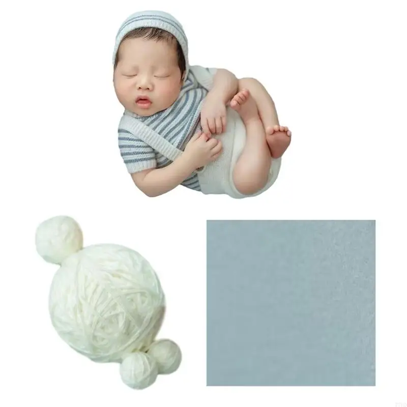 

77hd 1 Set/1pc Baby Photo Outfit Professional Studio реквизит для новорожденных комфорт одинокий фон одеяло/вязаная шляпа