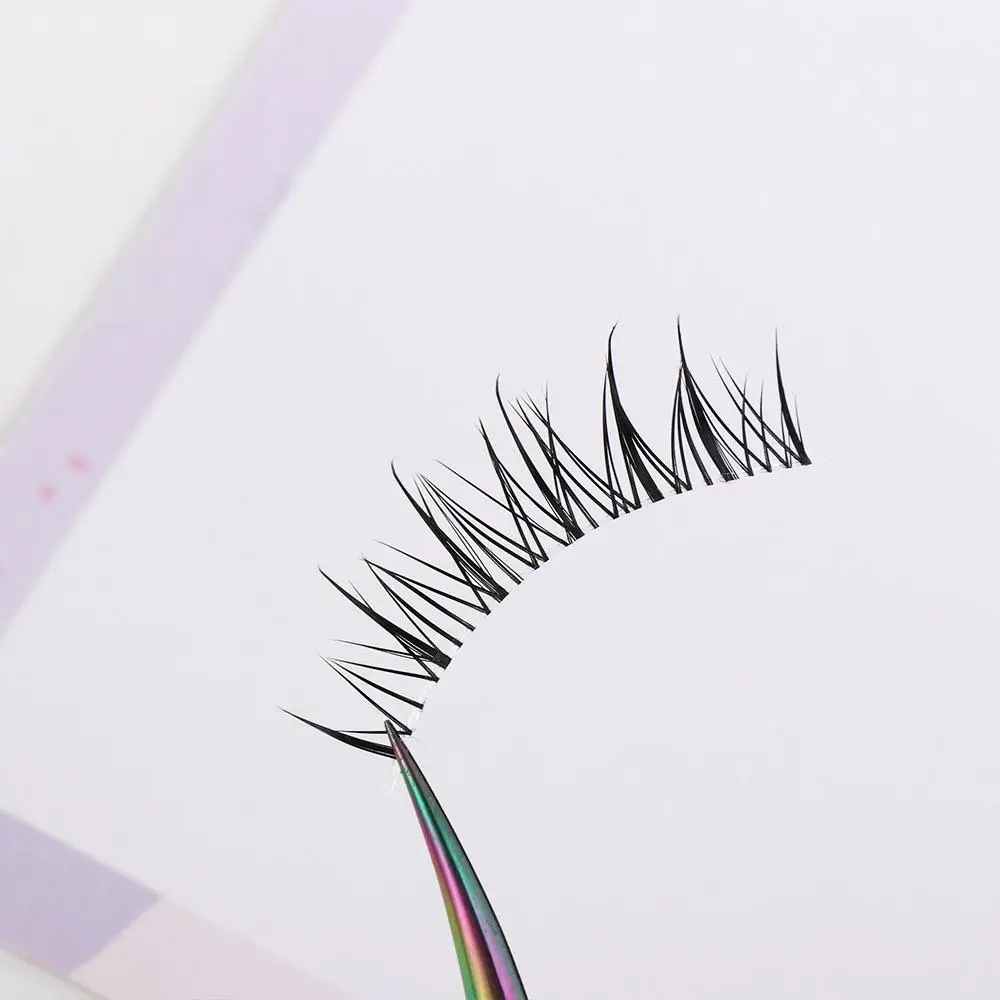 Faux-cils coréens à tige transparente pour femmes, Py Long, Bande dessinée, Outils de maquillage, Manga, Dégradation, Bande complète