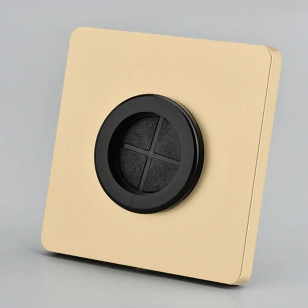 Electrical Supplies With Rubber Pad Wall Blank Panel With Outlet Hole 86Type Cable Panel Decorative Cover Home