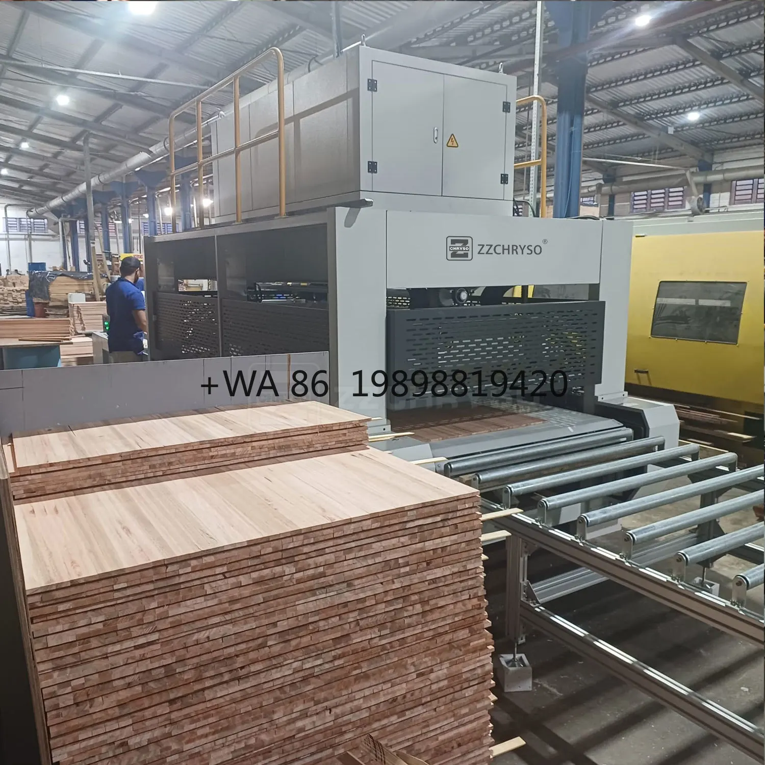 Machine HF Edge Glued Wood Panel Making Press Machine Wood Board Joint Making Press