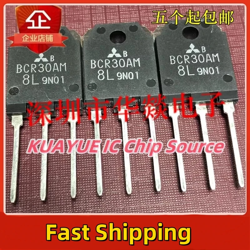 10PCS-30PCS   BCR30AM-8L   TO-3P  400V  30A  Fast Shipping Quality Guarantee