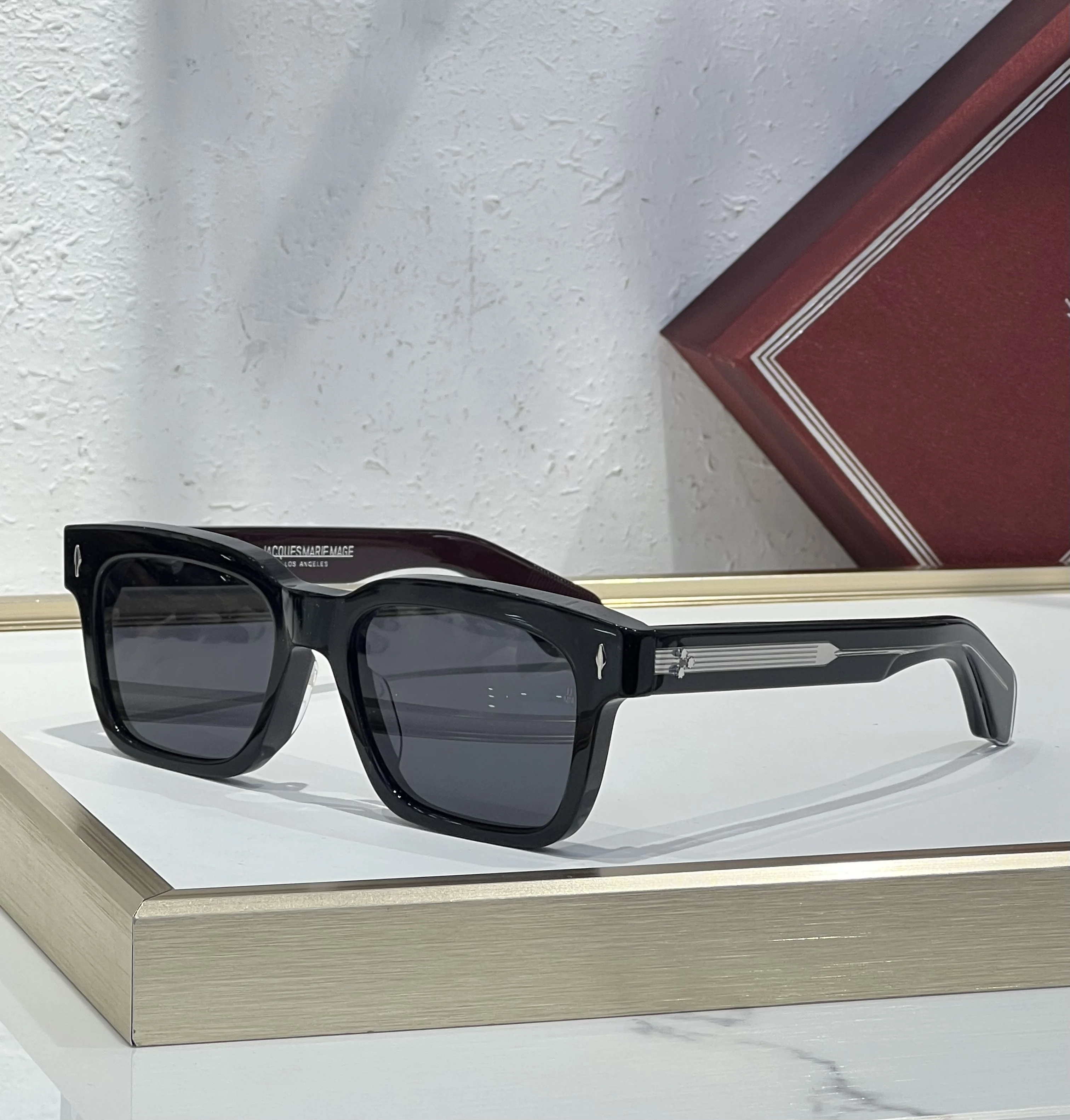 جاك ماري ماج موضة خلات Steampunk النظارات الشمسية للجنسين مربع السلحفاة النظارات الكلاسيكية الرجعية نظارات مصممين