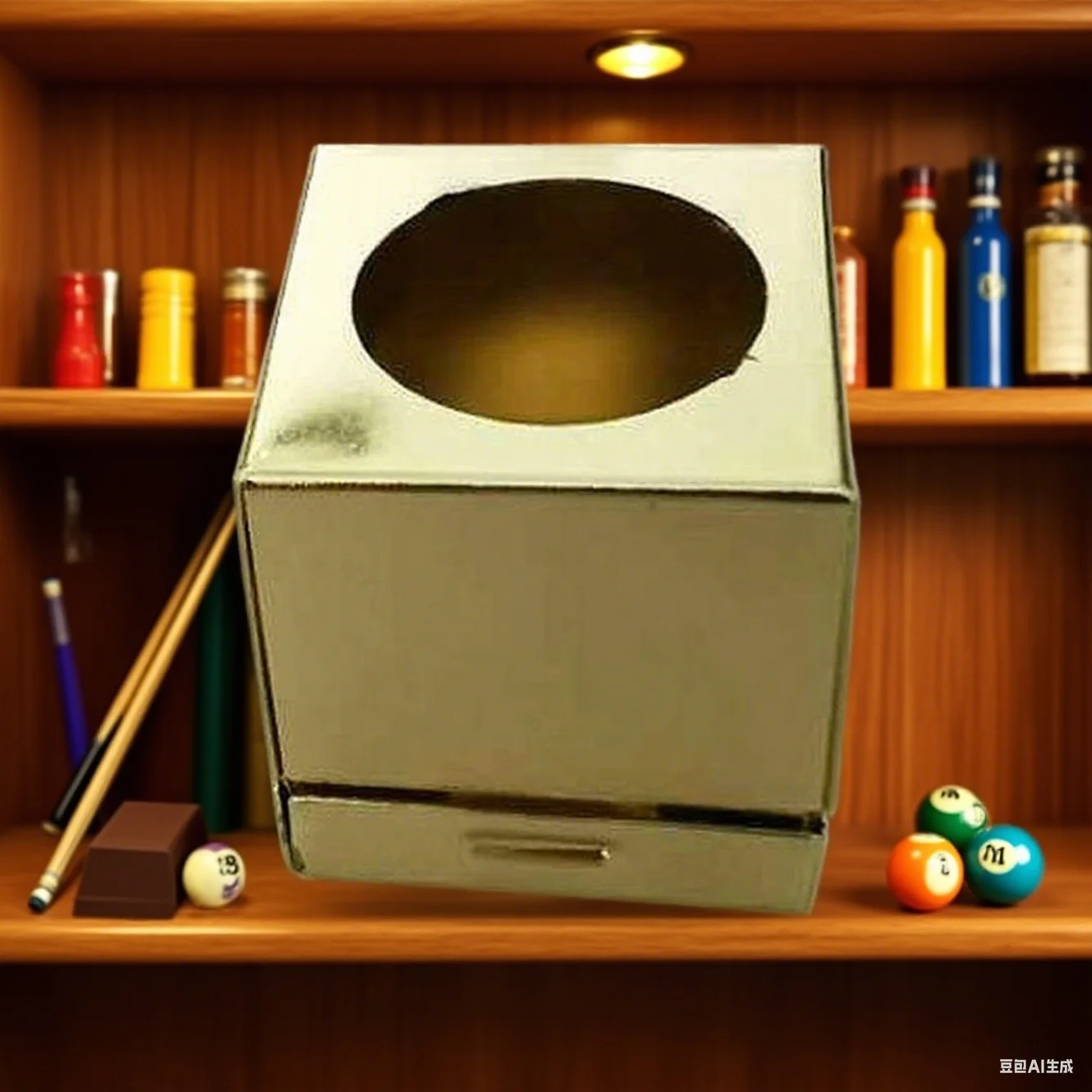 1 шт., держатель для мела для снукера, 25x25x25 мм, алюминиевый кий, чехол для мела, зажим для хранения аксессуаров для бильярда/снукера