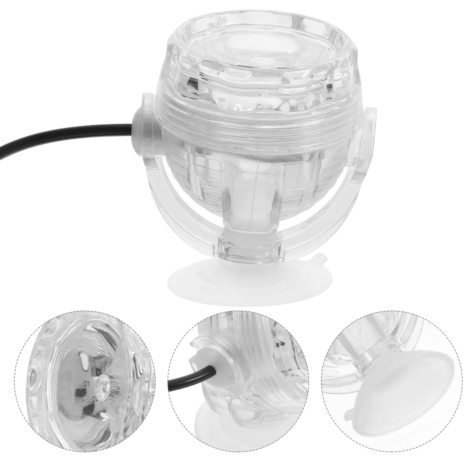 

Fish Lamp Aquarium Light LED Night Tank Accessories Color Changing Pond ABS Decor