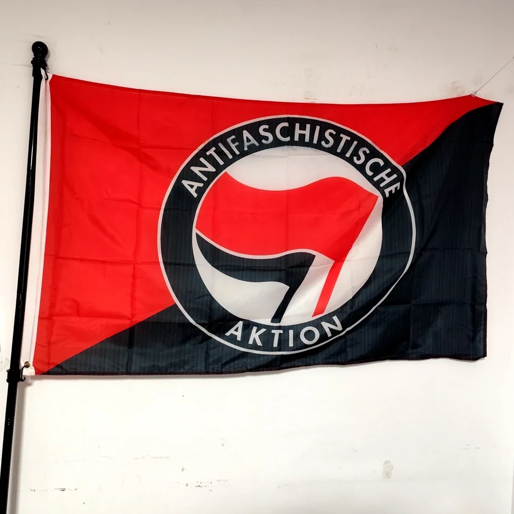 Antifascist Action Flag, Anti-Racism Flag, Decoration Banner, Outdoor Decor, 90x150cm