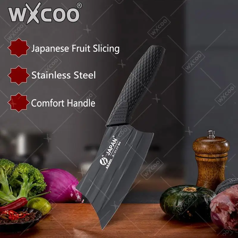 WXCOO 1pcs Japanese Kitchen Handmade Forged Meat Cleaver Boning Knife Professional Chef Knife Slicing Knife Kitchen Accessories