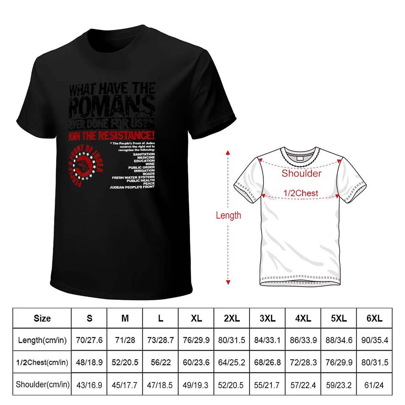 What Have The Romans Ever Done For US? T-Shirt graphics sublime new edition shirts men