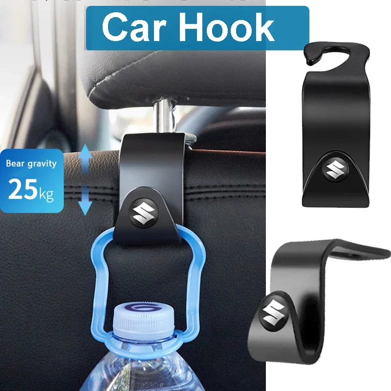 Gancho para colgar en el respaldo del asiento del coche, 2 uds./4 uds. para Suzuki Samurai SX4 S Cross Swift Sport Jimny Grand Vitara XL Alto Liana Ignis Burgman