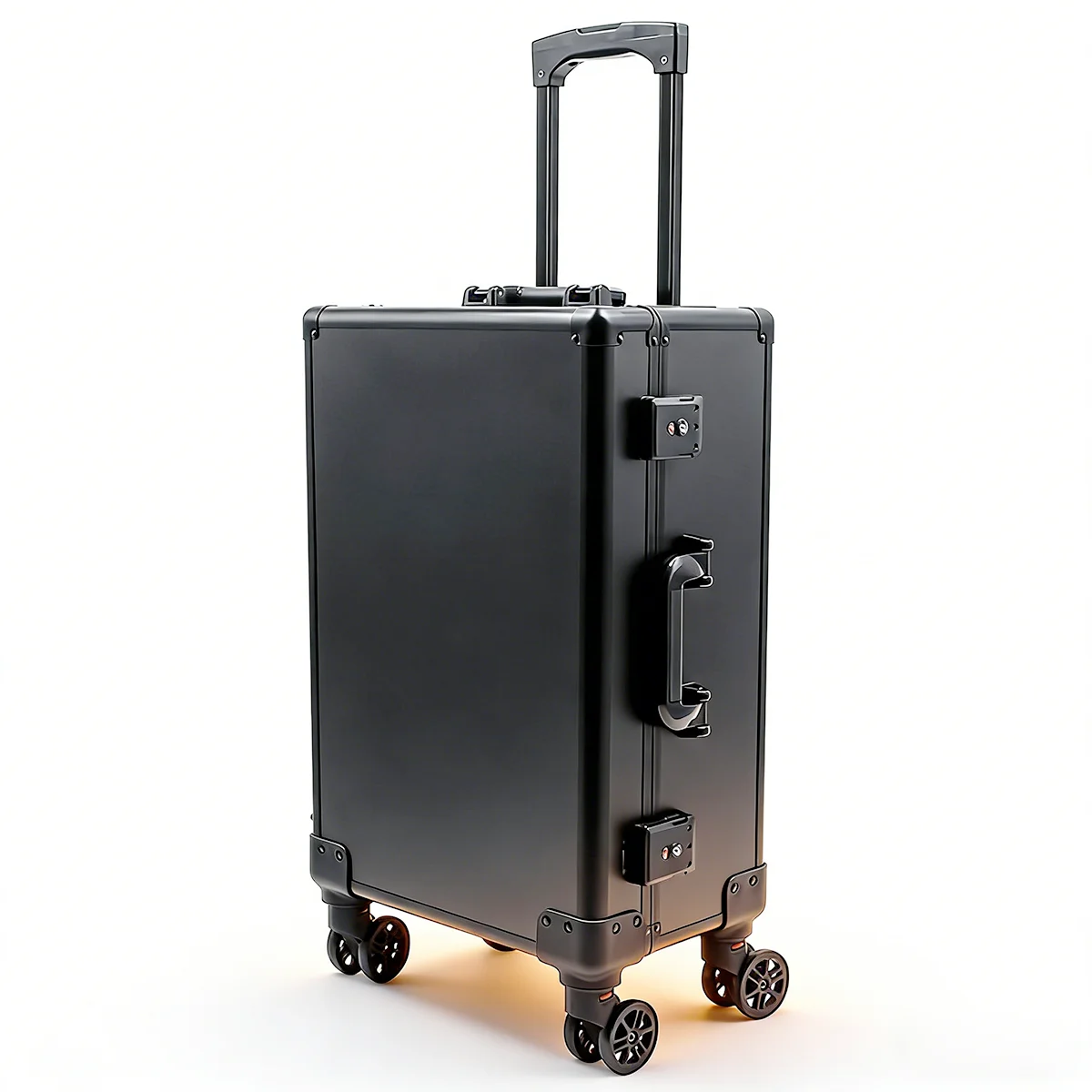 22 Inch 5 Slots Airplane-Carryable Rugged Aluminum Graded Card Rolling Slab Case with Detachable Spinner Wheels OEM Support