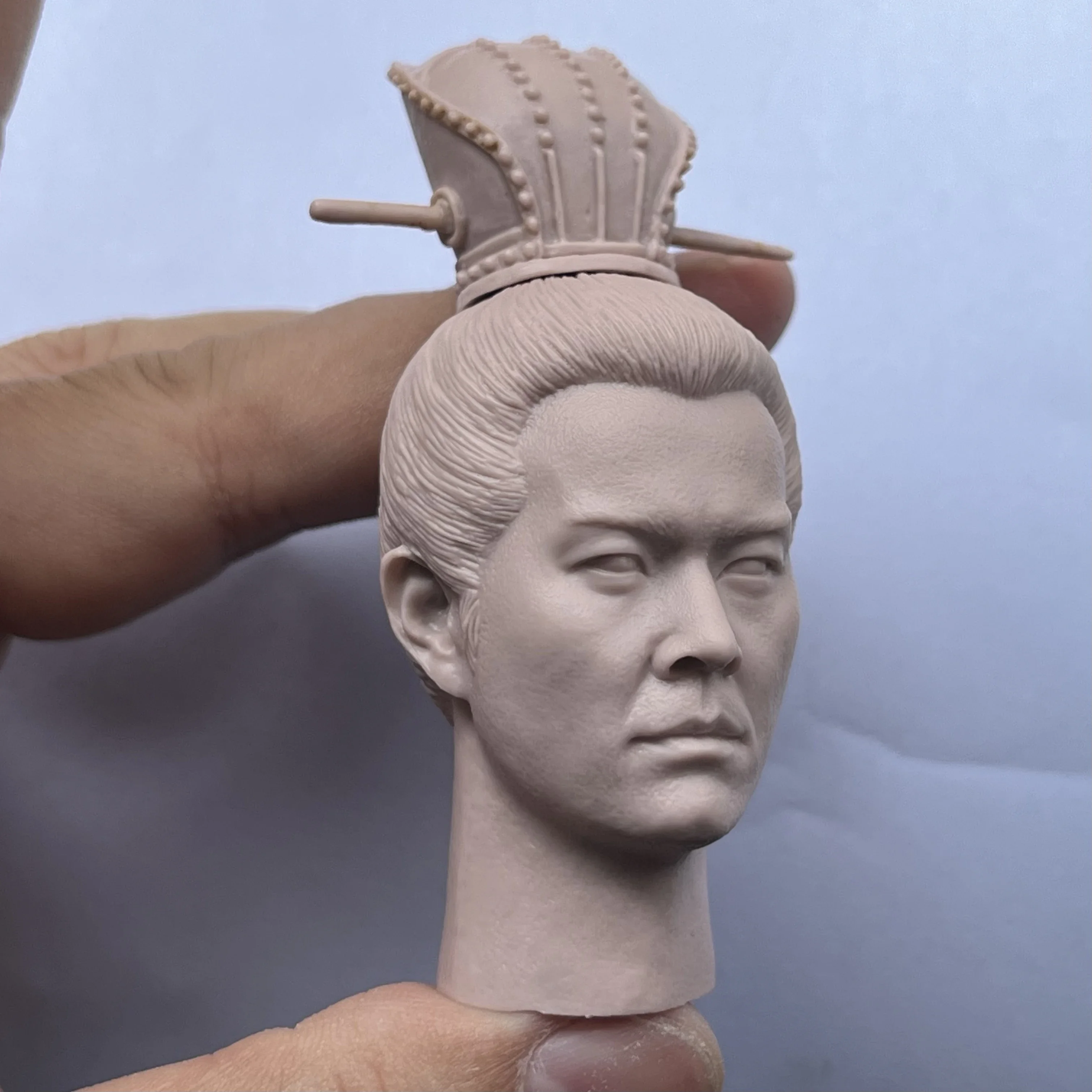 

Zhou Yu Male Head Carving Unpainted SoldierThree Kingdoms: Ancient Soldier Model 1/6 Scale Action Figure Body Hobbies Toys