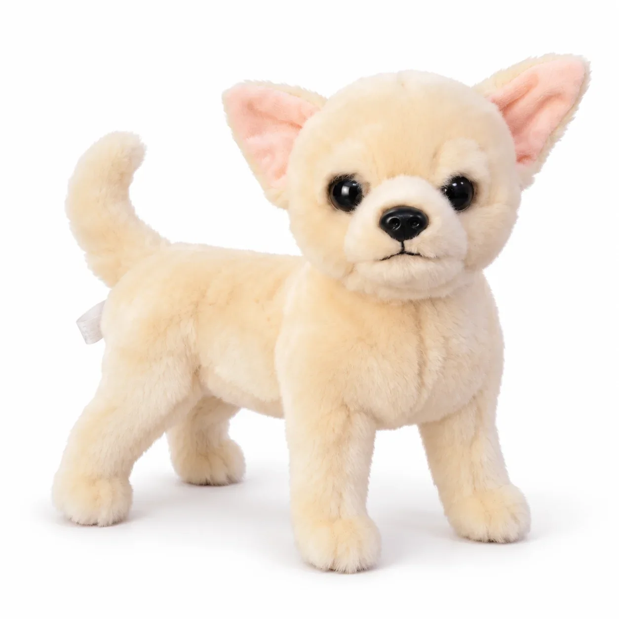 Simulated Chihuahua Plush Toy Super Lifelike Puppy Doll Soft and Cuddly Children's Gift Home Decor Emotional Companion Pet