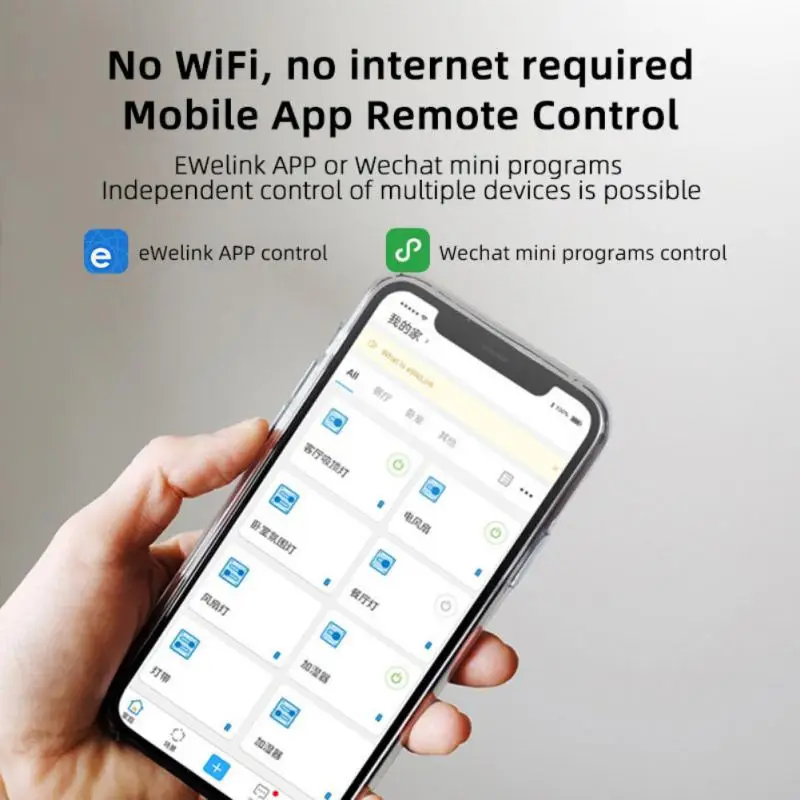 eWLink Wireless Remote Control Lamp Holder Smart Home 240V Light Switch Socket eWLink APP Remote Control Timer Delay Function