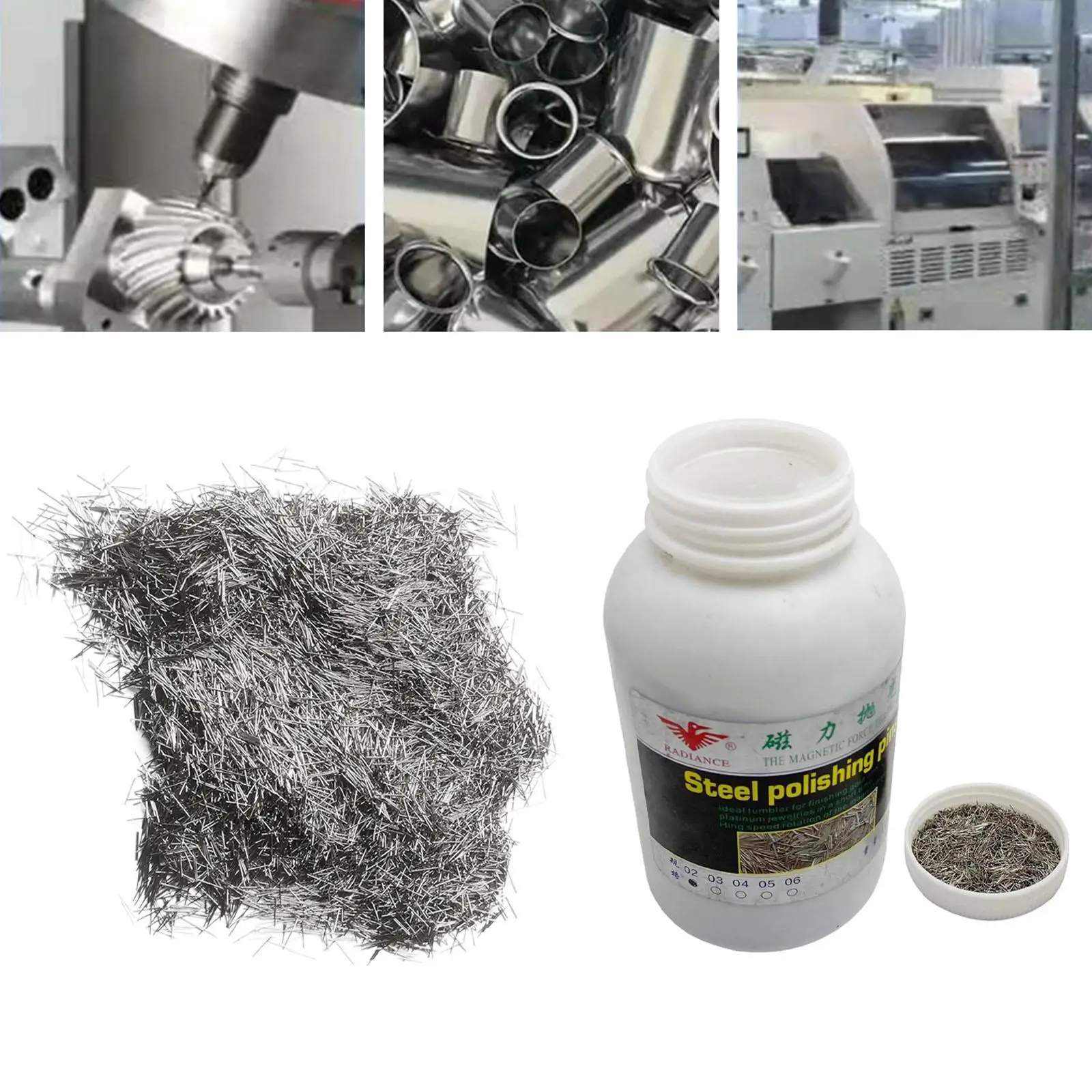 Steel Tumbling Media Jewelry Polishers Finishing Pins Buffing Tumbler Polishing Machine for Metalwork