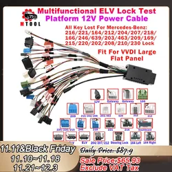 Full Function ELV Lock Test Platform Cable For Mercedes-Benz All Key Lost Support VVDI Large Panel Multifunction Wiring Harness