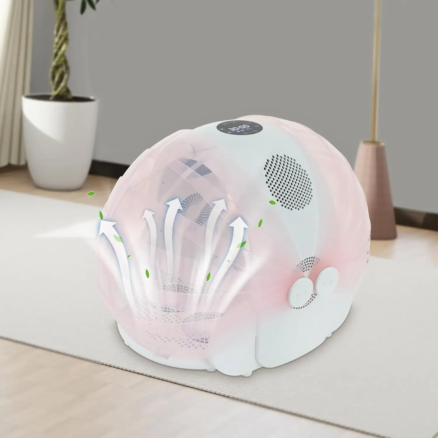 

Foldable Automatic Pet Dryer Box, 360° Quiet 4-Speed, 8-Fan Hair Blow for Small Dog & Cat, Custom